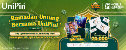 Ramadan Untung! Menangkan Bonus UniPin Credits dan Epic Skin MLBB di UniPin!
